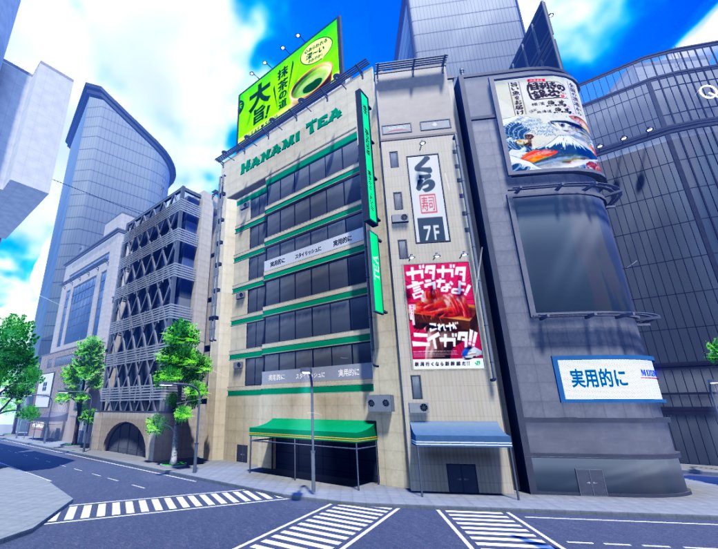 z4vas_YT's tweet image. Shibuya Neo Tokyo 🌆🪷 - HANAMI TEA district update!!! 😍
Guys, I’ve just finished another block of my stylized Tokyo world! 🍵
Tried to mix calm Tea vibes with that futuristic city flow - Let me know, do you LIKE it? 👀💚
#TokyoBuild #RobloxBuilding #RobloxDevs