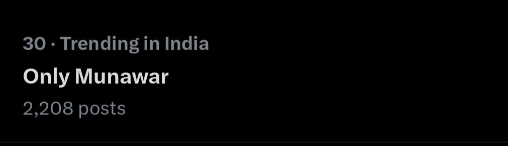 amis1_'s tweet photo. Batao srf aise randomly trending me so many tags 
Only Munawar is trending at 30

Aur log kehrahe hain 15-20 Log hai #MKJW𓃵  me🥵

#Boycottbaseer #MunawarFaruqui https://t.co/dySe3fBAcK