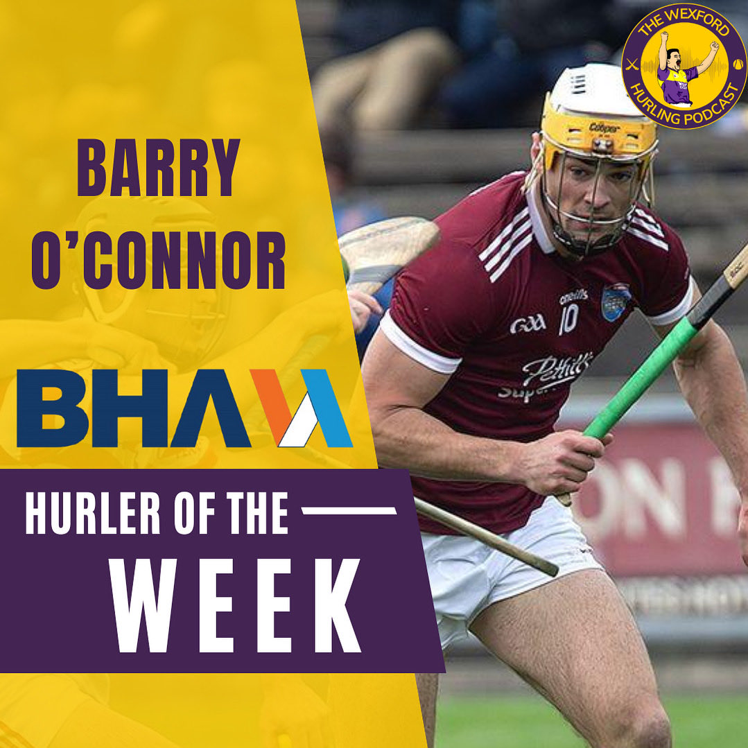 WexHurlingPod's tweet image. Congrats to @StMartinsGAA’s Barry O’Connor on being the BHA Construction Hurler of the Week.

“Barry was very good, really showed for the ball, won a lot of high balls… he was hurling well last year but this year it’s gone to another level”, Barry Lambert (@WexHurlingPod 2025)