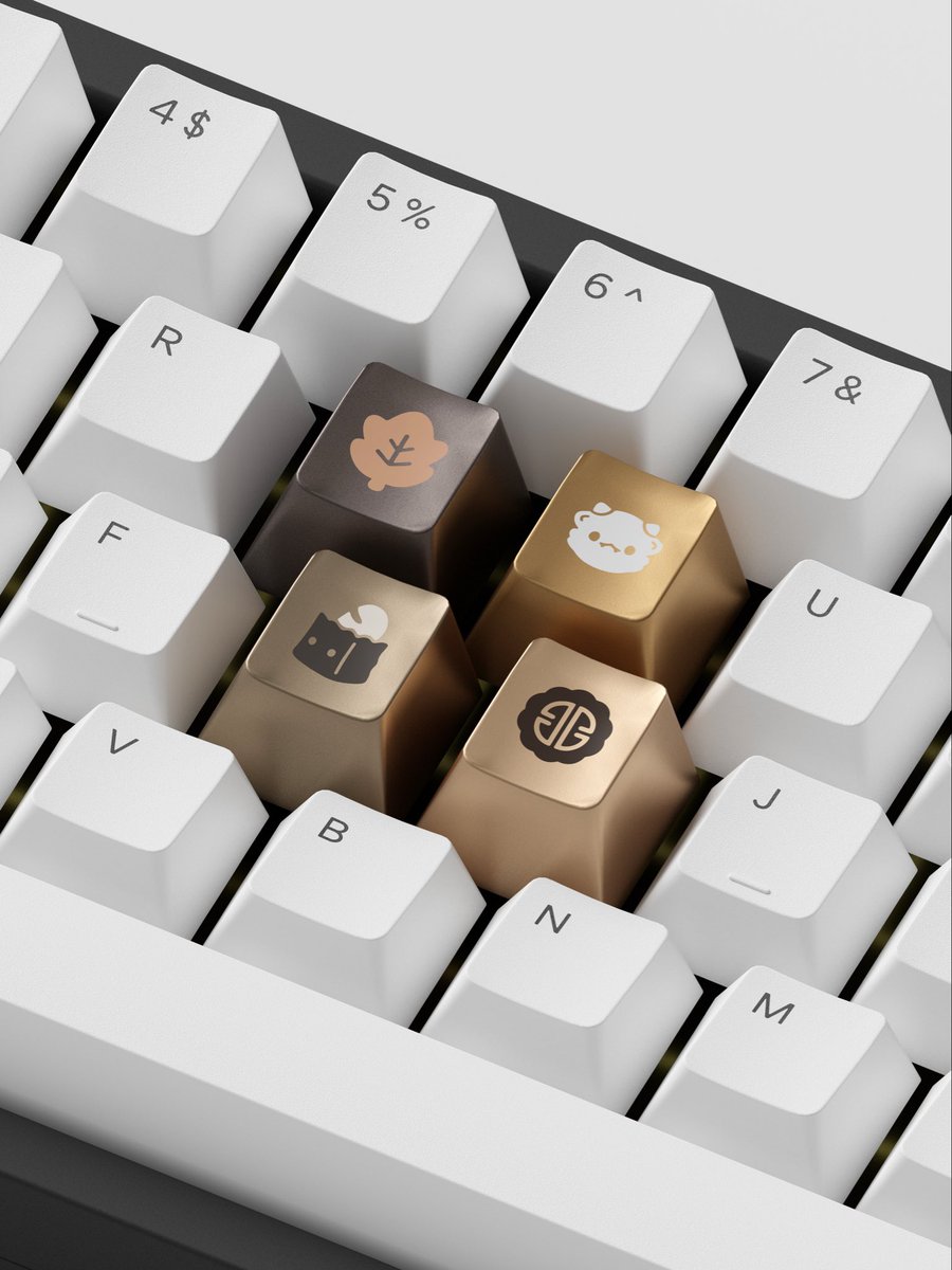 osumekeys's tweet photo. are you switching up your keyboard for fall? ๐
using metal artisans with cozy colourways is the best way to make sure your setup is autumn-ready. you can find them all on our website at https://t.co/iQgMZPZpRT!
#osume #cozyvibes #cozyseason #keebs #cozydesksetup #cutekeycaps https://t.co/KnsxJopKFi