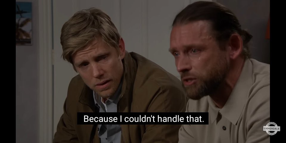 cosmicrobron's tweet image. It’s heavy on emotional manipulation🫠 #emmerdale