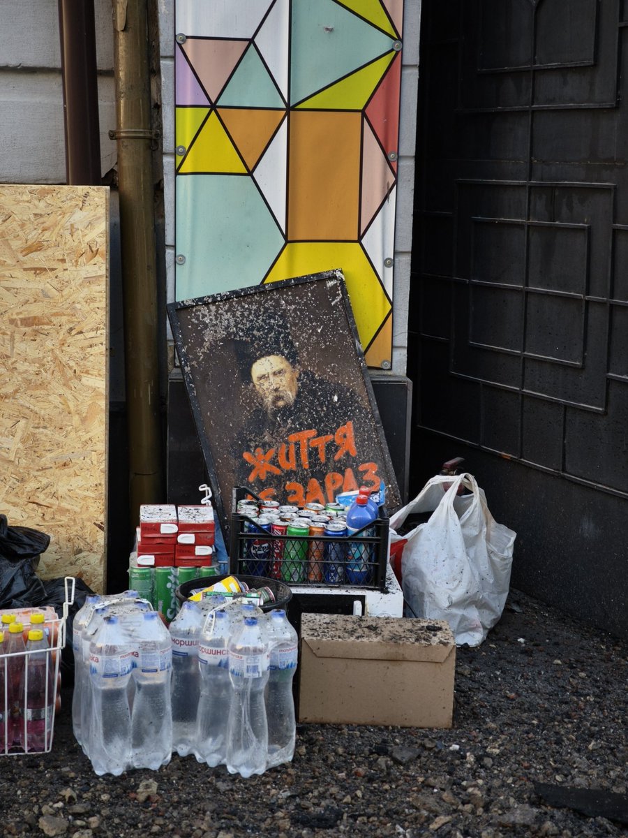 Azety's tweet image. J'ai été voir la crèche de #Kharkiv ayant été touchée par un #drone #Shahed russe