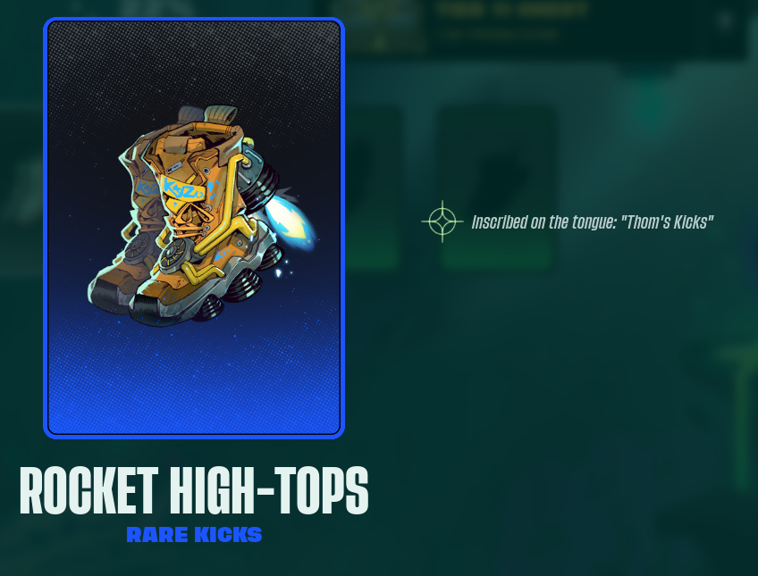 I was sad that my refrence was gone with the removal of Rocket High-Tops. But new season came in clutch with refrence on the new Combat kick instead!
But does this also mean that I am a character in the game since this is now a qoute from "Thom"?
Whats happening <a href="/JustinGroot3/">Justin Groot</a> ?🧐