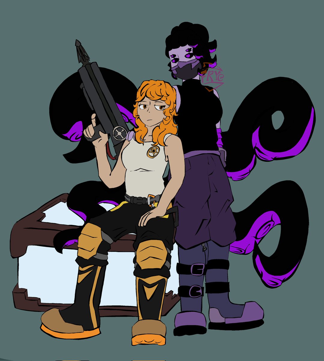 AFriedShape's tweet image. Drawing of my pressure ocs :3c

#pressureroblox