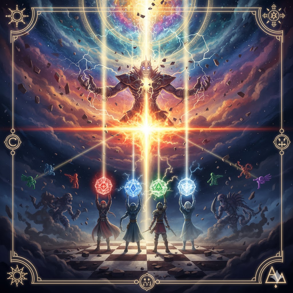DecodingTheStrm's tweet image. The Crystal Gnosis: Decoding Final Fantasy as an Alchemical Parable
Long before it became a sprawling franchise, the original Final Fantasy established itself not merely as a game, but as a foundational myth for the digital age. Beneath its 8-bit graphics and fantasy tropes lies…