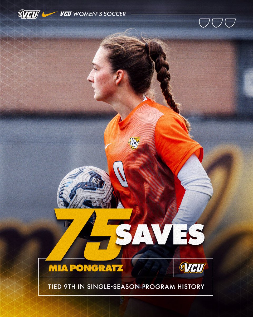 A top-10 season for our girl Mia👏

With her six saves last week, <a href="/mpongratz1/">Mia Pongratz</a> has the most saves by a Ram since 2015 and is tied for 9th in program history!

#LetsGoVCU