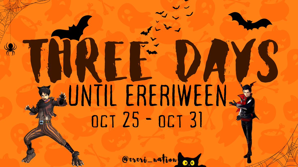 The third chime will toll before the arrival of...Ereriween🛎️🎃 #ereri #エレリ #에레리 #ereriween #ereriween2025