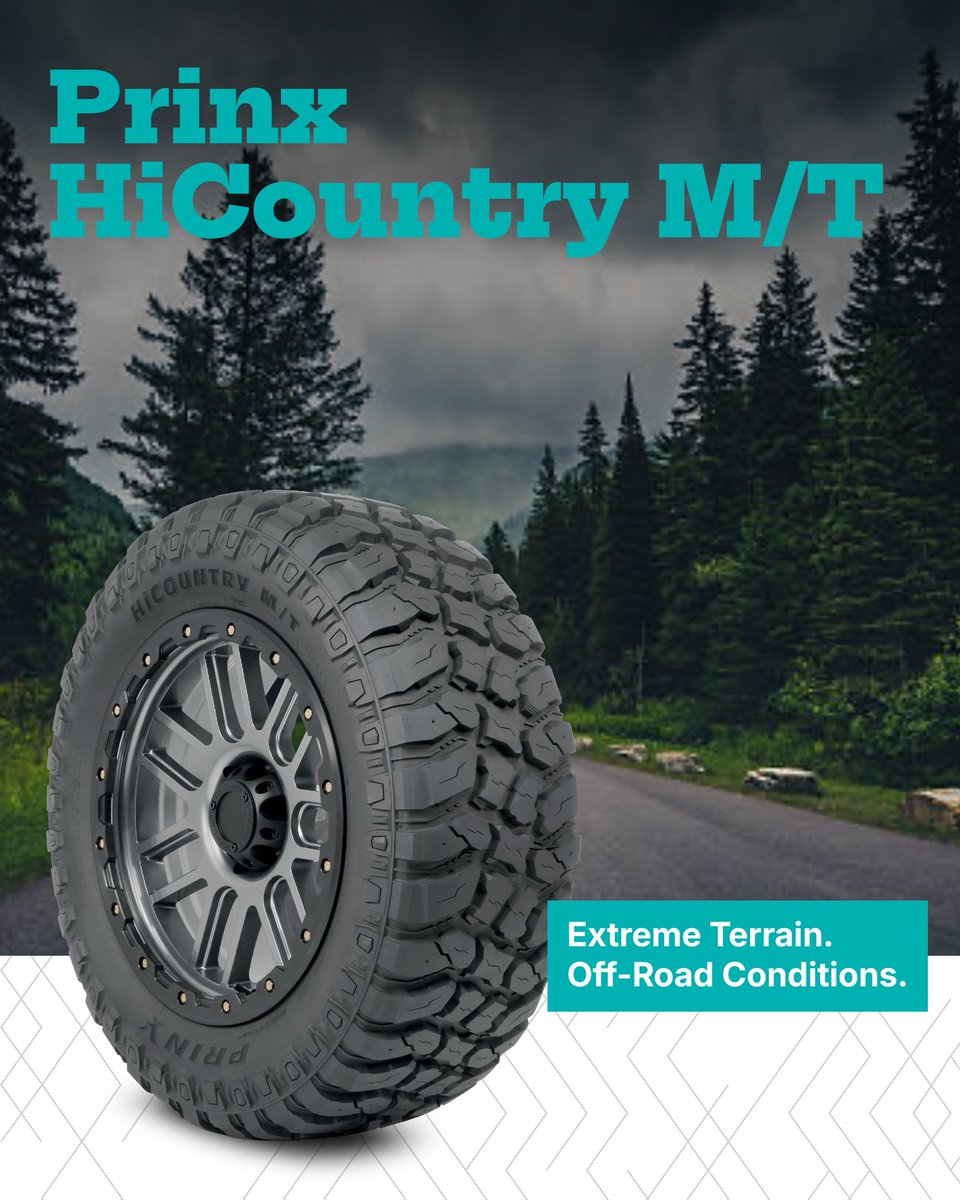 The harsher the terrain, the harder it hits back—with HiCountry M/T leading the charge ⛰ Head to the Prinx website linked below to find a dealer near you!

➡️ prinxtireusa.com

#PrinxTires #tires