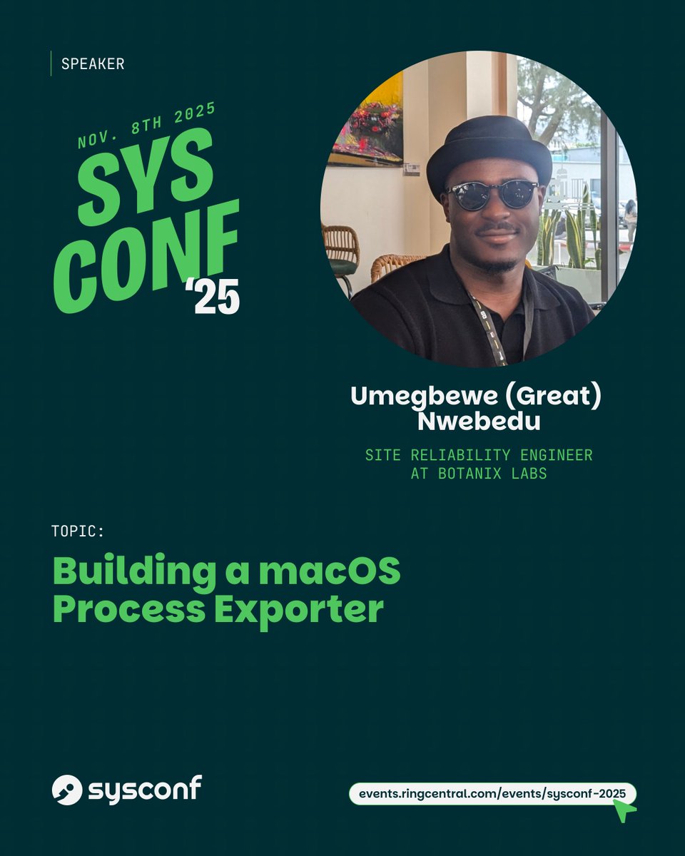 sysconf_'s tweet image. We're excited to announce Umegbewe (Great) Nwebedu @0xGreat as a speaker at SysConf 2025!
