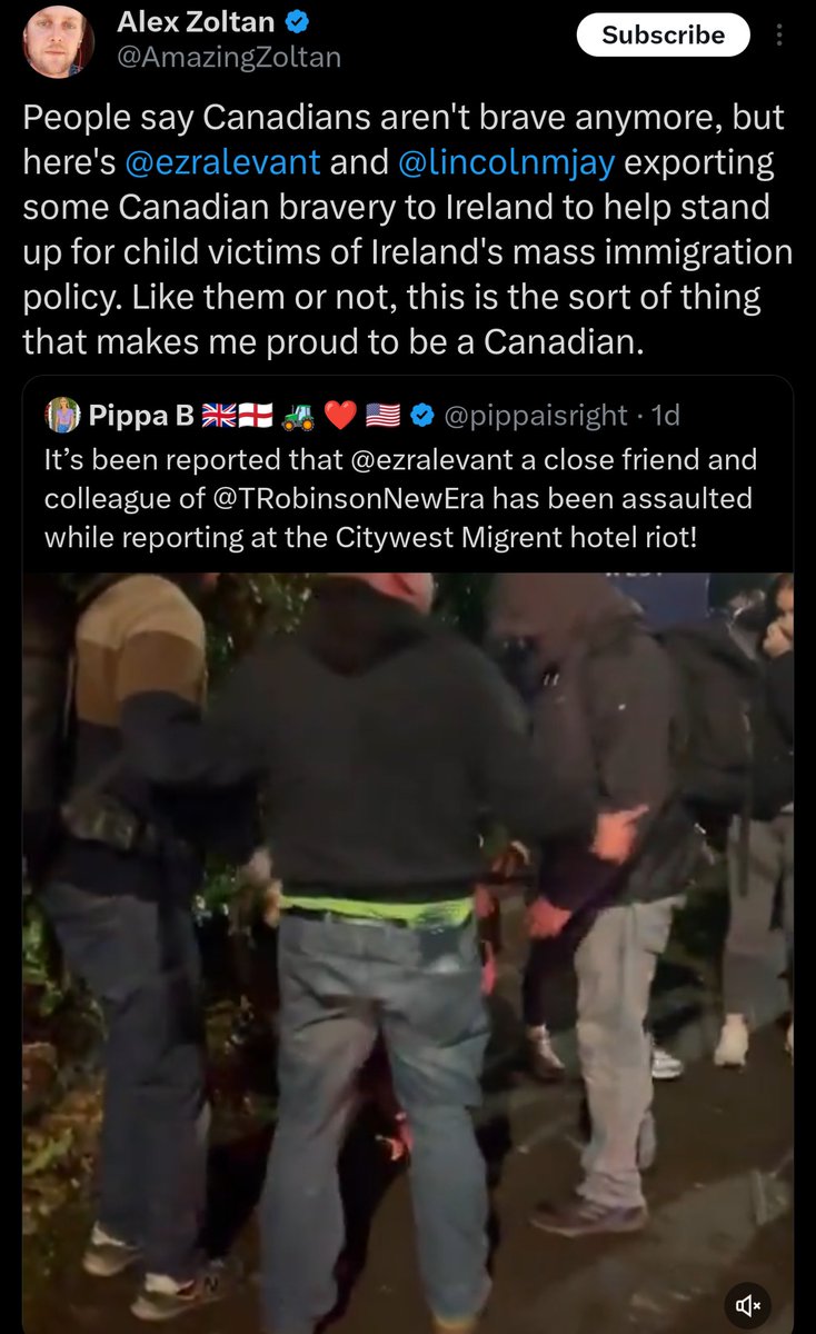 As a Canadian, Ezra doesn't represent me, nor my version of Canada.

The way I see it? He represents himself and his pocketbook. He is an agitator, an opportunist, and his registered political action group. He's the worst of us and doesn't care a lick for our country.

He's a