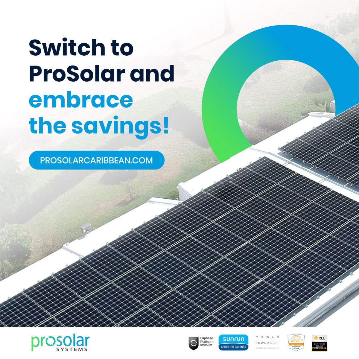 ProSolarAmerica's tweet image. Switch to ProSolar Caribbean and take control of your energy future! ☀️⚡
From rooftop panels to reliable battery storage, we provide clean, cost effective power that works for you, not the utility company.

📲 ProSolarCaribbean.com
 | 📞 340.201.4752

#ProSolarCaribbean
