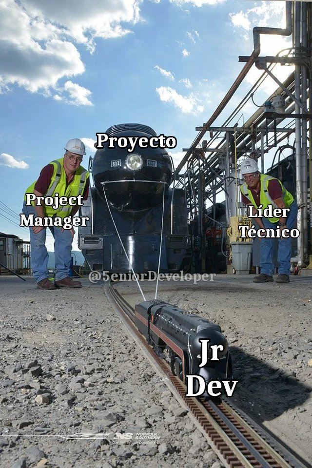 5eniorDeveloper's tweet image. Aún recuerdo ese primer proyecto en el que me dejaron hacer todo el trabajo a mí... Gracias a eso aprendí bastante y ahora ya tengo el nivel para delegar todas mis tareas a los demás