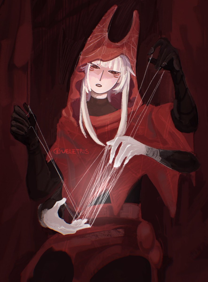 red monarch hornet but i only draw humanoids

#silksong