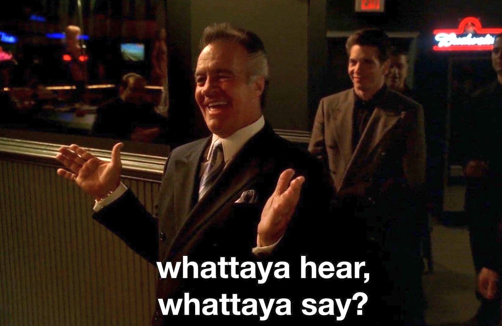 Sloanstweets's tweet photo. David Chase walking into HBO like: https://t.co/FS7q0x4TLc