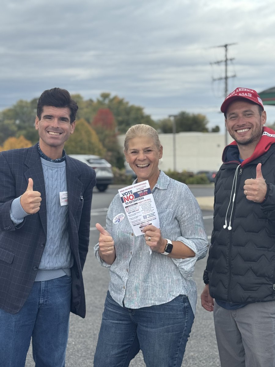 Bobby Jeffries (@bobbyjeffriespa) on Twitter photo This hardworking mom and her son visited Scott Presler’s <a href="/EarlyVoteAction/">Scott Presler's Early Vote Action</a>.
Both patriots are voting early today, flipping their ballots to vote NO RETENTION for PA Democrat Justices:
❌ Dougherty
❌ Donohue
❌ Wecht
Let’s go. 🗳️👏🏼🐘
<a href="/ScottPresler/">ThePersistence</a> <a href="/Eduke15/">Ellis Dukehart</a>
📍York, Pennsylvania This hardworking mom and her son visited Scott Presler’s <a href="/EarlyVoteAction/">Scott Presler's Early Vote Action</a>.
Both patriots are voting early today, flipping their ballots to vote NO RETENTION for PA Democrat Justices:
❌ Dougherty
❌ Donohue
❌ Wecht
Let’s go. 🗳️👏🏼🐘
<a href="/ScottPresler/">ThePersistence</a> <a href="/Eduke15/">Ellis Dukehart</a>
📍York, Pennsylvania