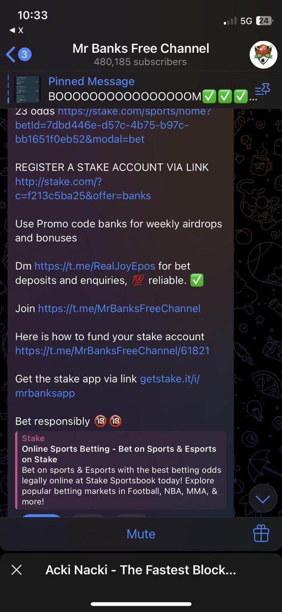 izuking42's tweet photo. @Mrbankstips 10,000

2014125065-Kuda 
Thanks as I’m picked https://t.co/8hD5PKx13P
