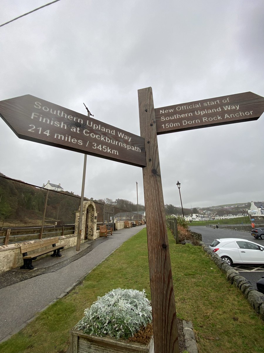 A revisit trip to Portpatrick and the newly sighted start of The Southern Upland Way. Very dramatic and spine tingling though not enough to make me walk to Cockburnspath again!