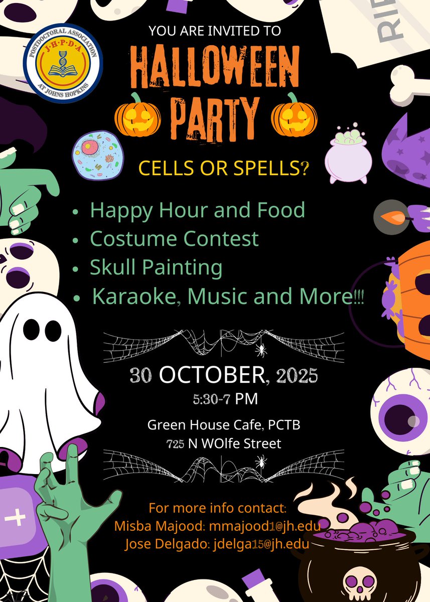 Johns Hopkins Postdoc Association tweet media