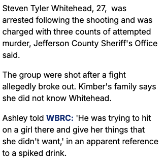 <a href="/deezynutz69/">DDD</a> "He was trying to hit on a girl there and give her things that she didn't want."

Evil.