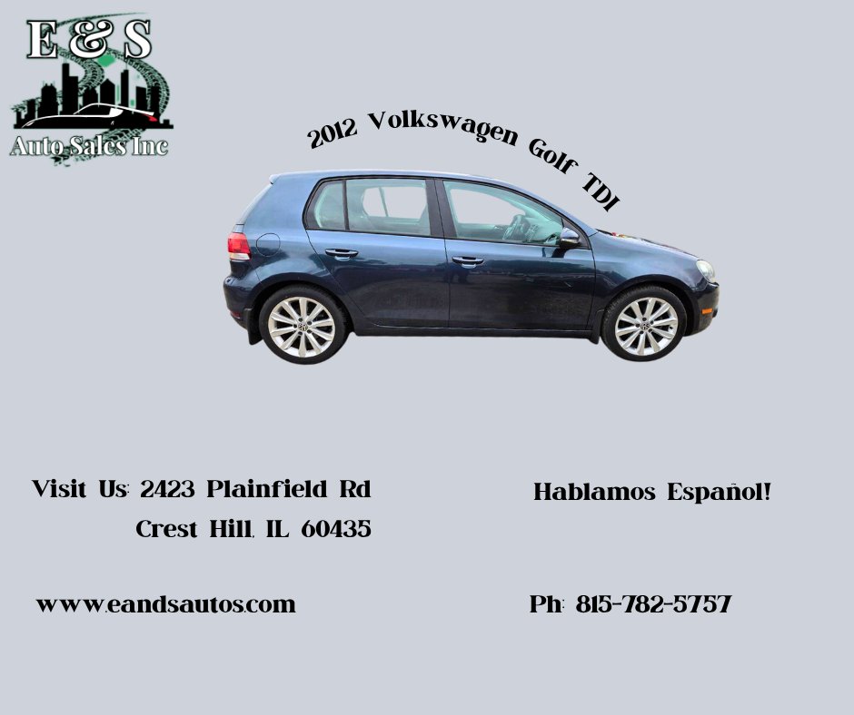 EandSAutoSales's tweet photo. 2012 Volkswagen Golf TDI
#volkswagen #golf #vwgolf #hatchback #diesel #usedcars #cars #carsfosale #finance #applynow #hablamosespañol #cresthill https://t.co/3oivQ8SCyy