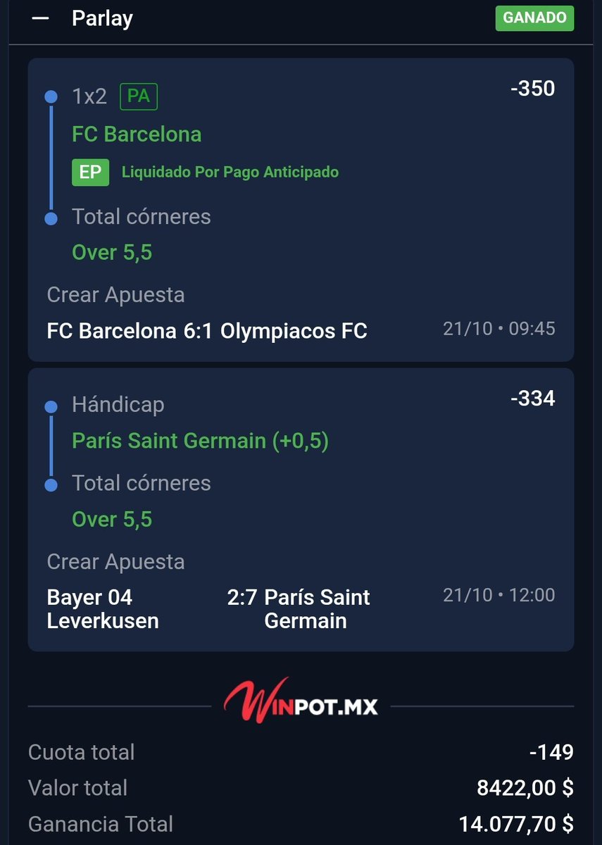ChapitoApuestas's tweet photo. SE PRENDIÓ EL CERRO 🔥🔥🔥🔥 !!!

UNA LOCURA MI MEGA RETO MILLONARIO CHINGONES🔝 !!

Paso 1 ✅️
Paso 2 ✅️
Paso 3 ✅️
Paso 4 ✅️

Ya convertimos $5,000 pesitos en $36,000 pesos en sólo un Par de días 🤯 !!

Para muchos, ya sería otro RETO GANADO, pero ya saben, mis RETOS SON ÚNICOS Y LOS MAS GRANDES 🔥 !!

No hay como mis MEGA RETO MILLONARIO Chingones ❤️ !!

A Cobraaaaar y a lo que Sigue Caraajooo 👊 !!!
