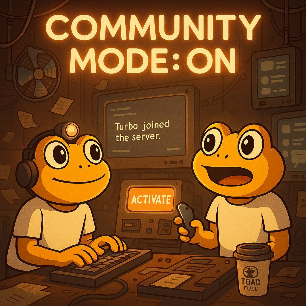 TurboToadToken's tweet image. Created By AI - Driven By Community $TURBO
