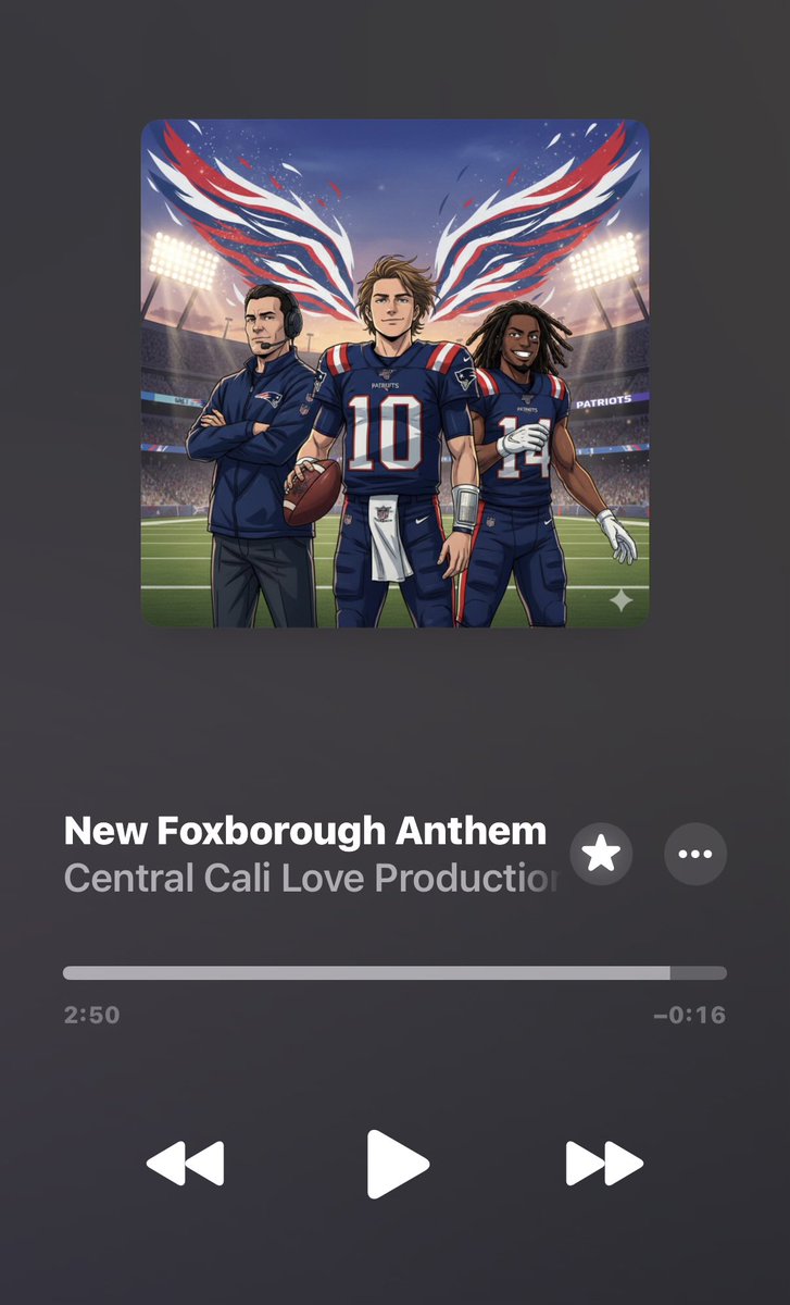 We have a new Patriots Anthem. 
The song called 
 „New Foxborough Anthem“

Have fun with the Song. 

#CoverThePatriots🇩🇪 #NEPats #Patriots #PatriotsFootball <a href="/SavageSports_/">Savage</a> <a href="/BSEN_617/">Boston Sports Entertainment Network</a> #PatsNation🇩🇪 #rtlnfl #NFL