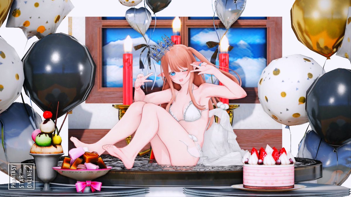 おはようございます

前半分に来ていただいた方々ありがとうございます♪
後半は19時〜モーション替え・衣装はそのままでやる予定です（衣装変えると回収してもらうの大変なので）
後半もよろしくね！

#PSO2NGS