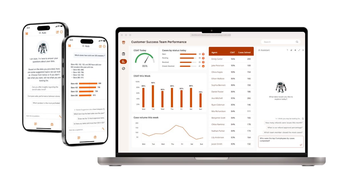 ¡Strategy One, la plataforma de análisis empresarial impulsada por IA!

Enlace: strategysoftware.com/strategyone

¿Desea conocer más? ¡Contáctenos!

#StrategyOne #AIPowered #Analytics #Platform 
#Data #AI #BI #Cloud