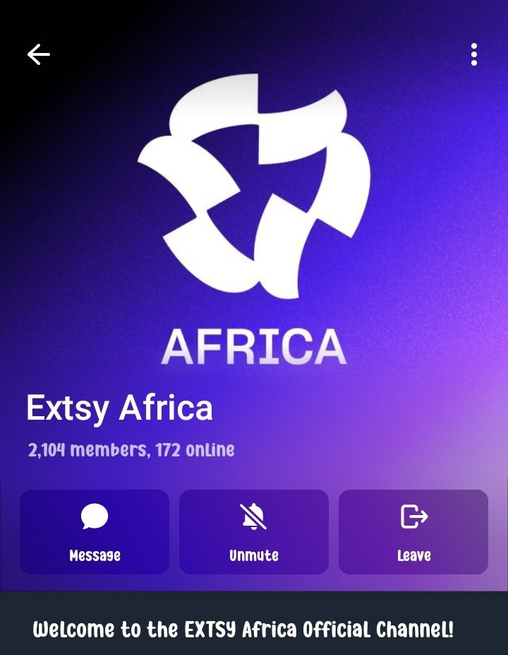 Join the Extsy Africa Contributors Program!
If you’ve got an X account, share updates about the Extsy Africa Community and ecosystem, then report your posts daily to stand a chance of earning cool cash rewards. 

<a href="/ExtsyAfrica/">Extsy AFRICA</a>
<a href="/ExtsyPlatform/">Extsy</a>
Join now 👇
t.me/+0wyeEtM2wTRhM…