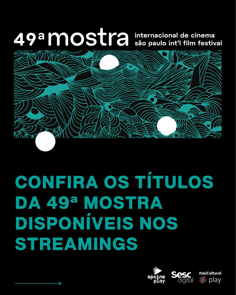 Sabia que a 49ª Mostra também acontece online?

Parte da nossa programação está disponível em plataformas de streaming brasileiras, para que você possa viver a Mostra de qualquer lugar.

⬇️ Siga o fio para conferir os detalhes e não deixe de aproveitar!
