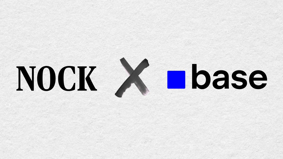 Nockchain (@nockchain) on Twitter photo Rumors are circulating so we should probably tell you now.
Very soon, we're releasing a bridge to <a href="/base/">Base</a>.
Base has more daily users than any of the competition—sometimes as many as 3 million!—so the choice to start here was simple.
@Coinbase wants to bring the world on chain, Rumors are circulating so we should probably tell you now.
Very soon, we're releasing a bridge to <a href="/base/">Base</a>.
Base has more daily users than any of the competition—sometimes as many as 3 million!—so the choice to start here was simple.
@Coinbase wants to bring the world on chain,