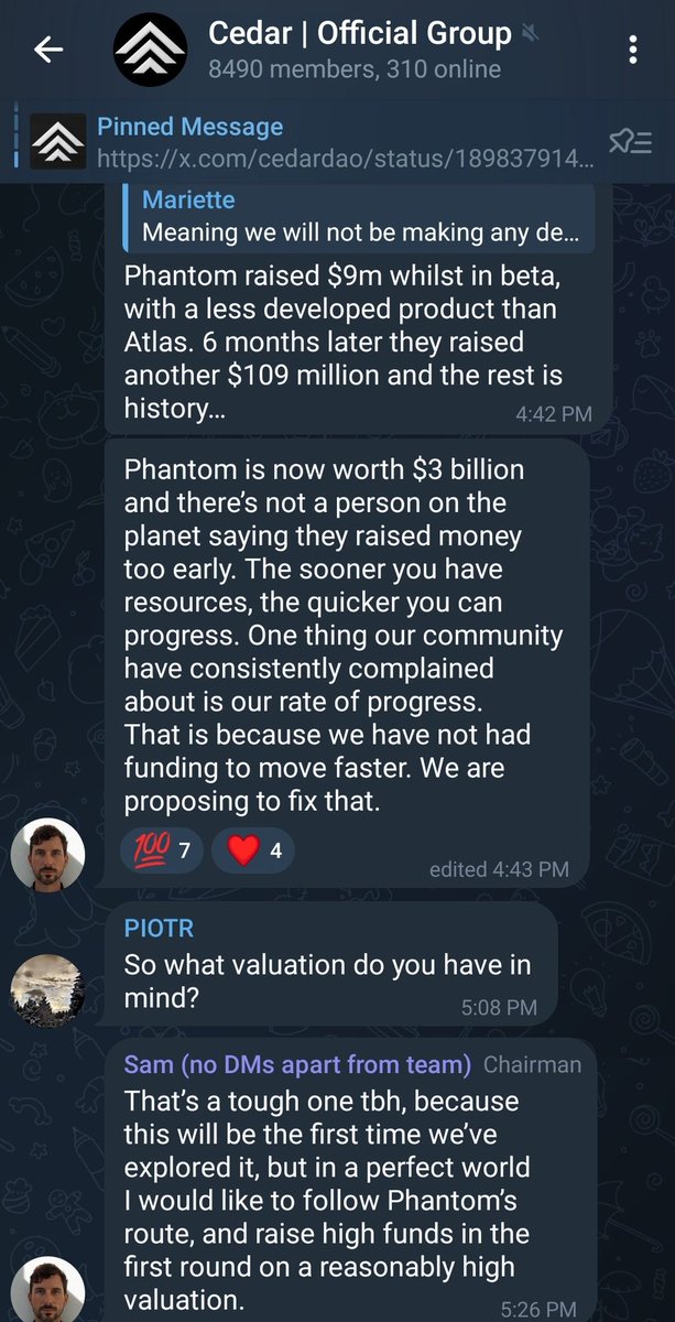 live4offrd's tweet image. Thats interesting as he also stated Phantom raised $9m while in beta with a less developed product, and he claims his UI and features are better than Phantom. So there should be 0 issue getting VC capital invested, unless he is lying and/or has no confidence in his product.
