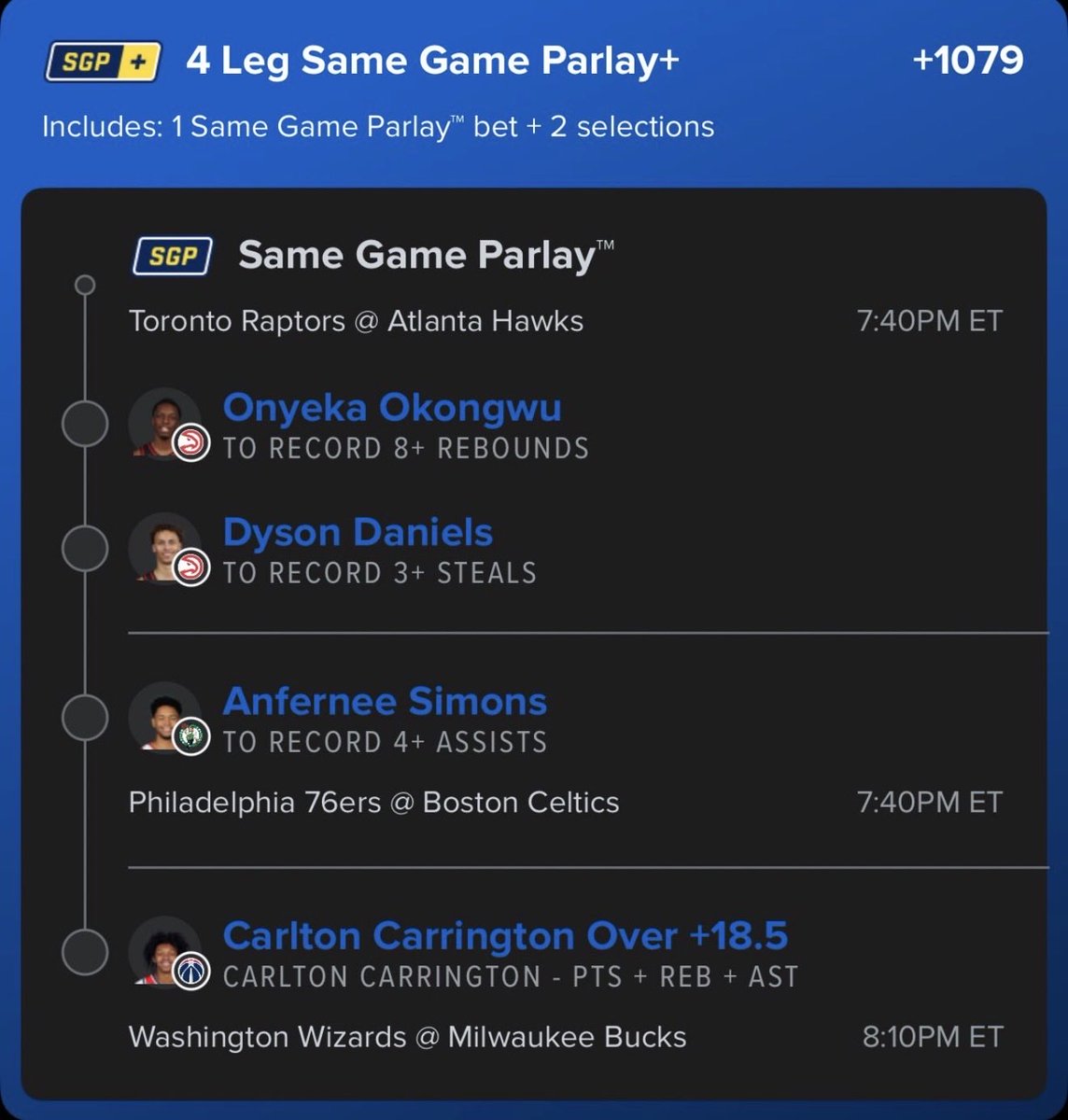 Cdub1391's tweet image. Free play for the community! account.sportsbook.fanduel.com/sportsbook/add…
#GamblingTwitter #GamblingX #NBA