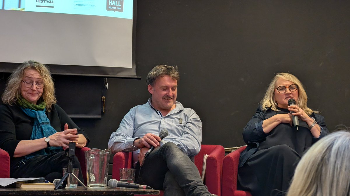 The_JHS's tweet image. A wonderful afternoon in The Linen Hall Library for the Poetry Jukebox Launch: Fragments of Scotch Poetry! 
Congratulations to all those involved, including our JHS Chair, Dr. Frank Ferguson 👏👏
@thelinenhall @BelfastFestival @HurchinHome