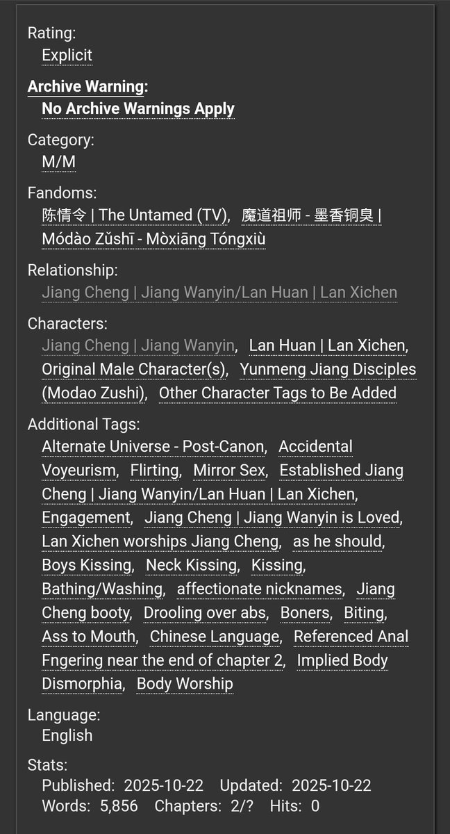 natamethsyt_21's tweet photo. For #XichengMonth25 
Week 2 NSFW is here!! 🥳
First 2 chapters are up, please enjoy the new fic and let me know what you think. I might post the next chapter on JC's birthday (?)
https://t.co/H3DmqUIreF https://t.co/U8SgRSQmhy