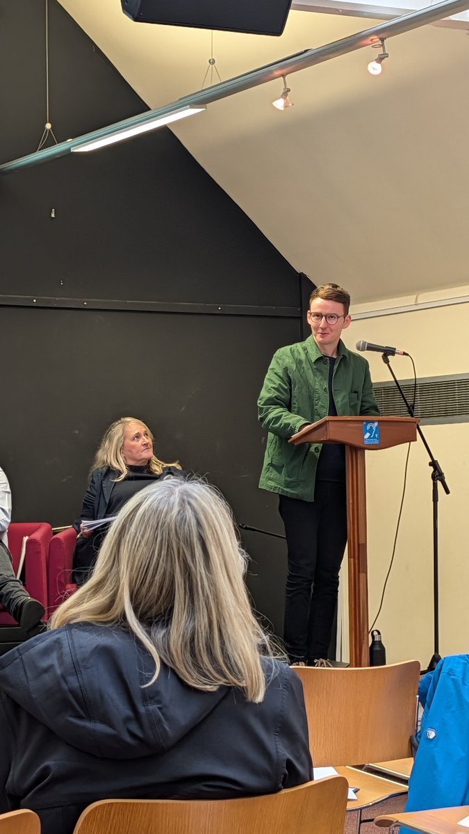 The_JHS's tweet image. A wonderful afternoon in The Linen Hall Library for the Poetry Jukebox Launch: Fragments of Scotch Poetry! 
Congratulations to all those involved, including our JHS Chair, Dr. Frank Ferguson 👏👏
@thelinenhall @BelfastFestival @HurchinHome