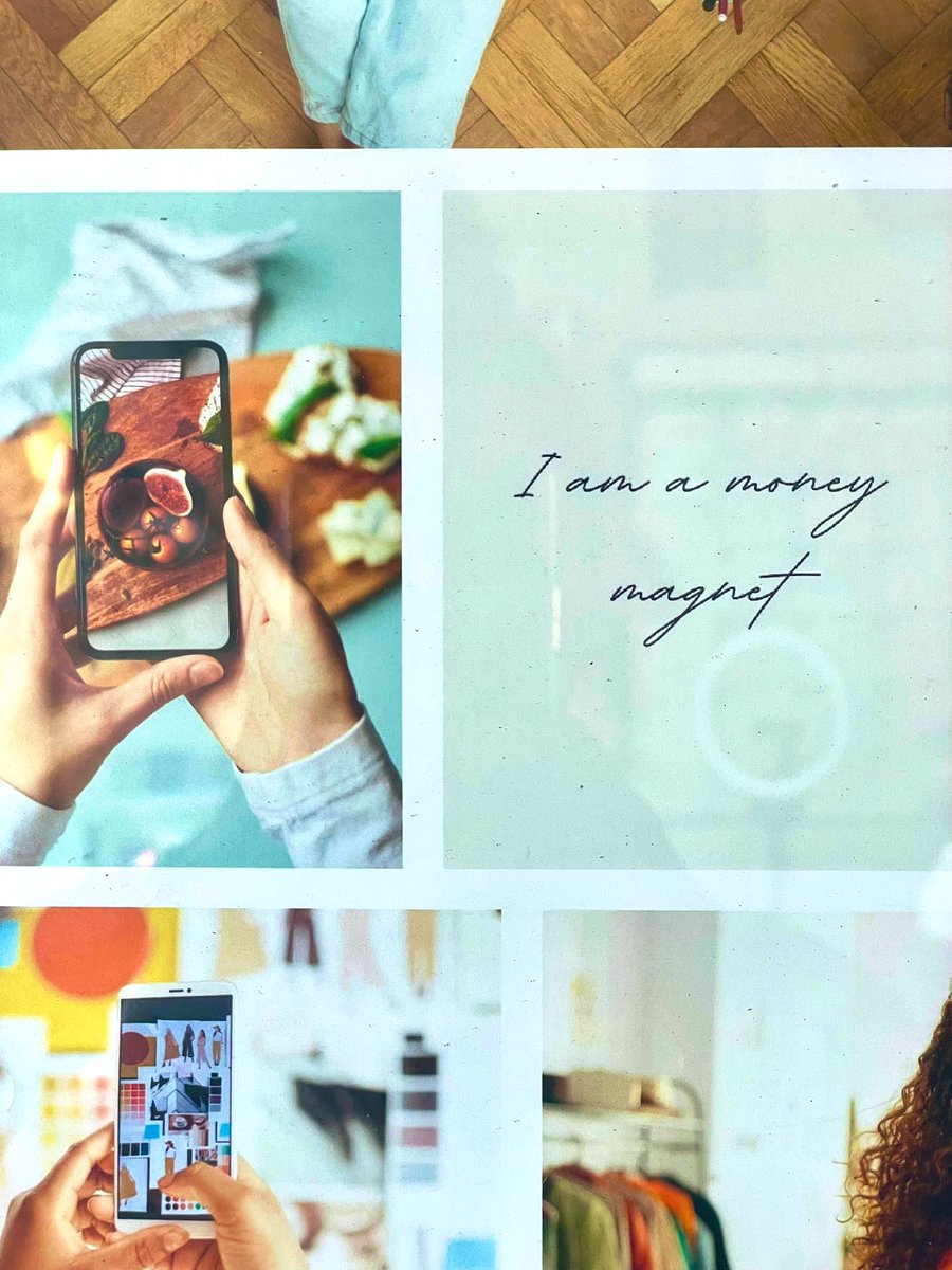 starzenith33's tweet image. I created this frame #visionboard before the Hermes, orange 🍊 IPhone 📲 17 and as I sit in my office and look at the frame 🖼️ I say hmmm doesn’t that phone look like the orange new iPhone?! HA! The manifesting ✨ on steroids! Btw it’s on its way! Woohoo!