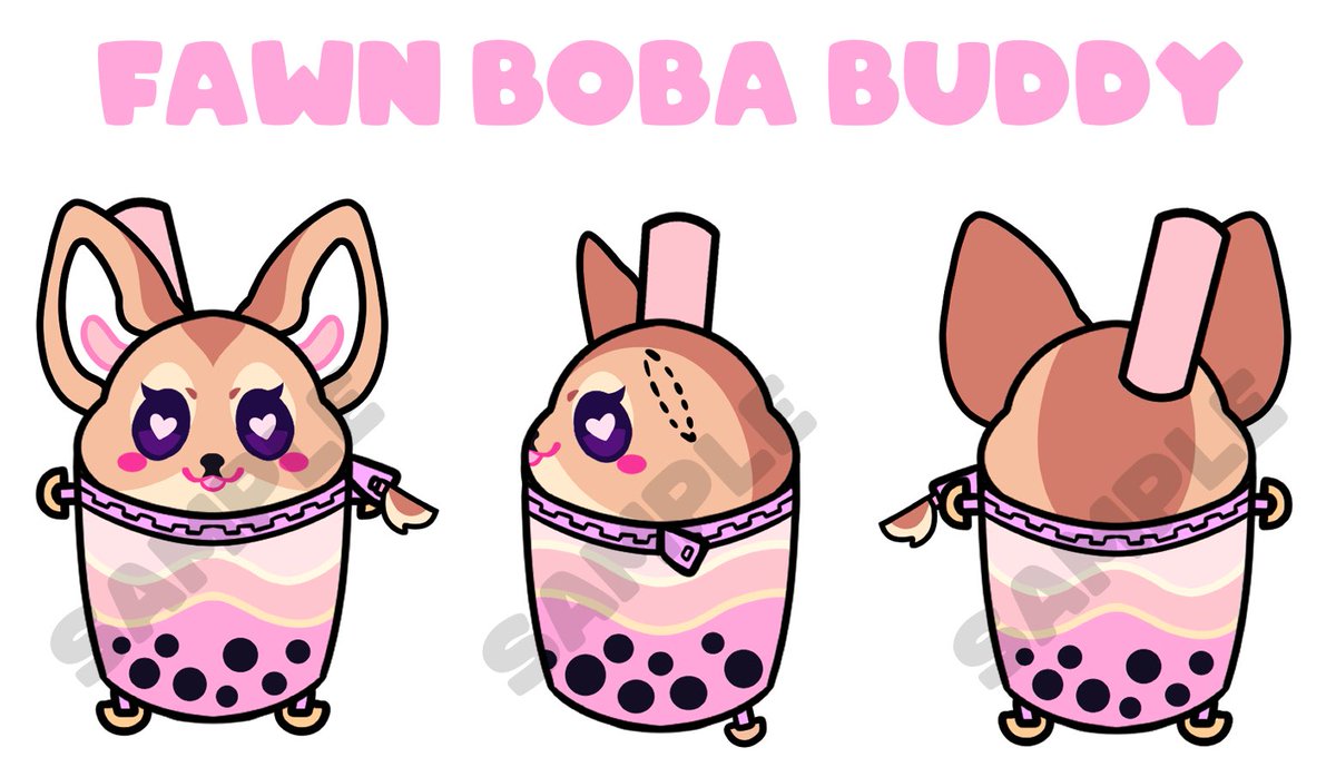 First bag design for the new Boba Buddy Bag Series 2 project has been revealed!! It’s a redesign of the cute Fawn bag!! 😁💖💖

Do you want to see the behind the scenes of the project or vote in community polls for future designs? Check out the Launch page!! 🔗 in the 🧵