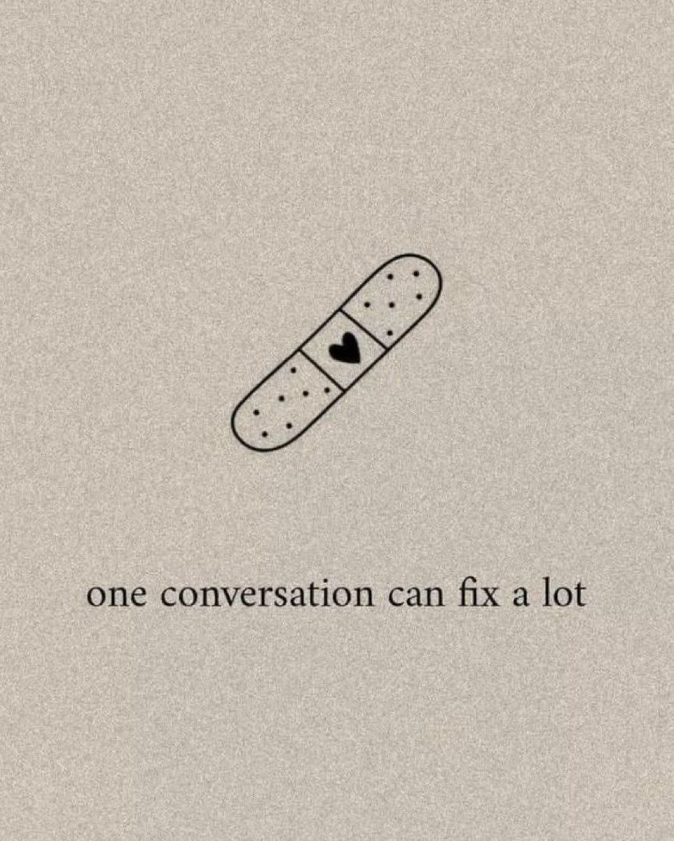 🗣️ Never underestimate the power of a conversation! One heartfelt talk, one open dialogue, one listening ear can mend broken relationships, bridge gaps, and heal wounds. Let's remember the magic that lies in communication, for one conversation can fix a lot. 💜