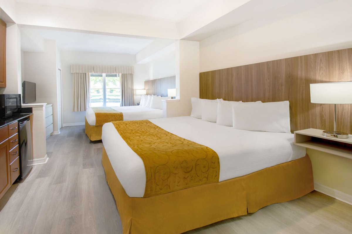 👑 Double the comfort, double the relaxation!

Our Double King Room offers two spacious king beds, modern amenities, and plenty of room to stretch out. Perfect for groups, friends, or anyone who wants extra space to relax after a day of Orlando adventures.