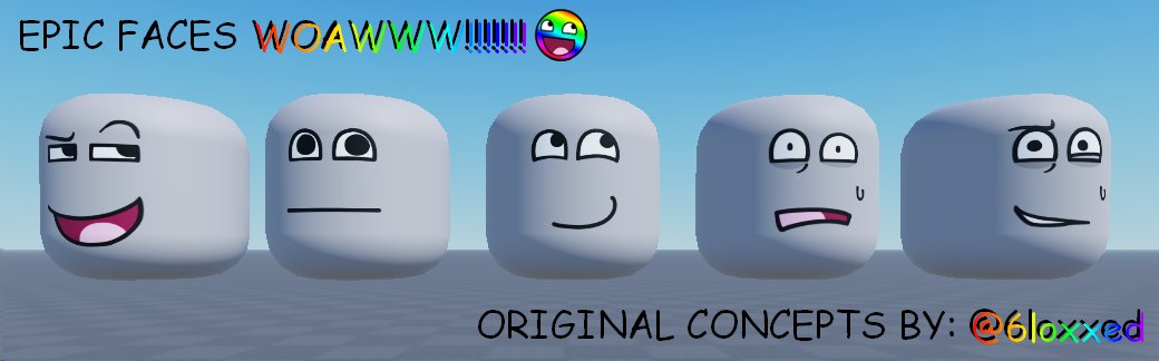 GUMMY_EDIBLES's tweet image. EPIC FACE DYNAMIC HEADS YAY!!! (links in the replies!)

thank you @6loxxed for allowing me to make these! :-D
#roblox #robloxugc #epicface #shedletsky