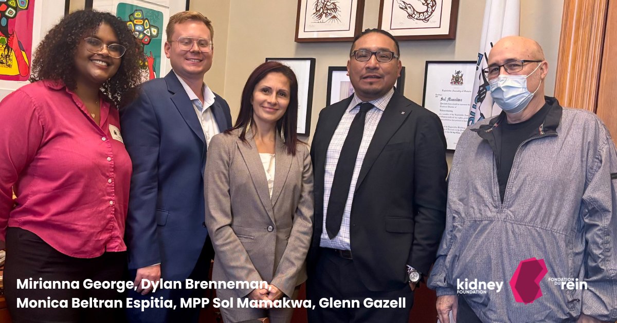 kidneycanada's tweet photo. We wrapped up two Advocacy Days at Queen’s Park with more dialogue about recognizing chronic kidney disease as a public health priority and the need to strengthen prevention, education and coordination of care. #Ontario #EquitableHealthcare #KidneyHealth #CKDFramework #Advocacy https://t.co/0rOYAsotVa