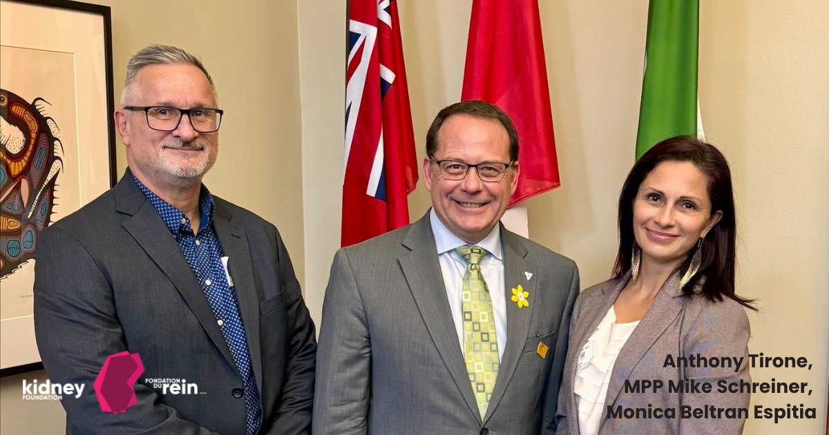 kidneycanada's tweet photo. We wrapped up two Advocacy Days at Queen’s Park with more dialogue about recognizing chronic kidney disease as a public health priority and the need to strengthen prevention, education and coordination of care. #Ontario #EquitableHealthcare #KidneyHealth #CKDFramework #Advocacy https://t.co/0rOYAsotVa