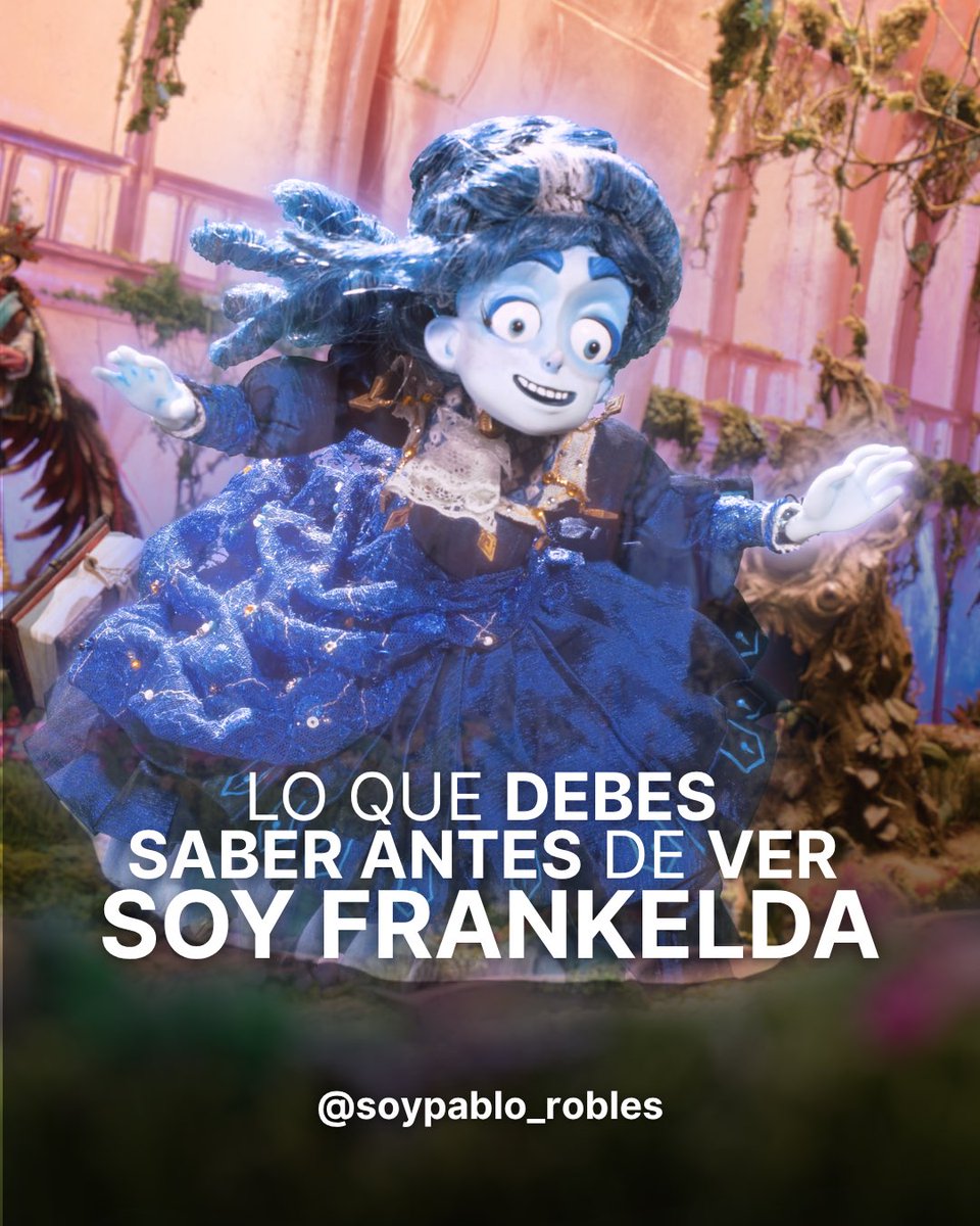 ¿Qué es #SoyFrankelda? ¿Y por qué es tan importante para la historia de la animación en México? 🎬

Les dejo acá TODO lo que DEBEN SABER para ver #SoyFrankelda. 👻🖊️