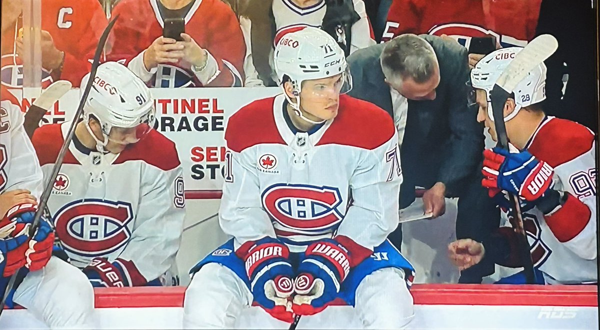 HabsOnReddit's tweet photo. Always love seeing Marty St. Louis behind the bench coaching Ivan Demidov https://t.co/flpRe5RaXH