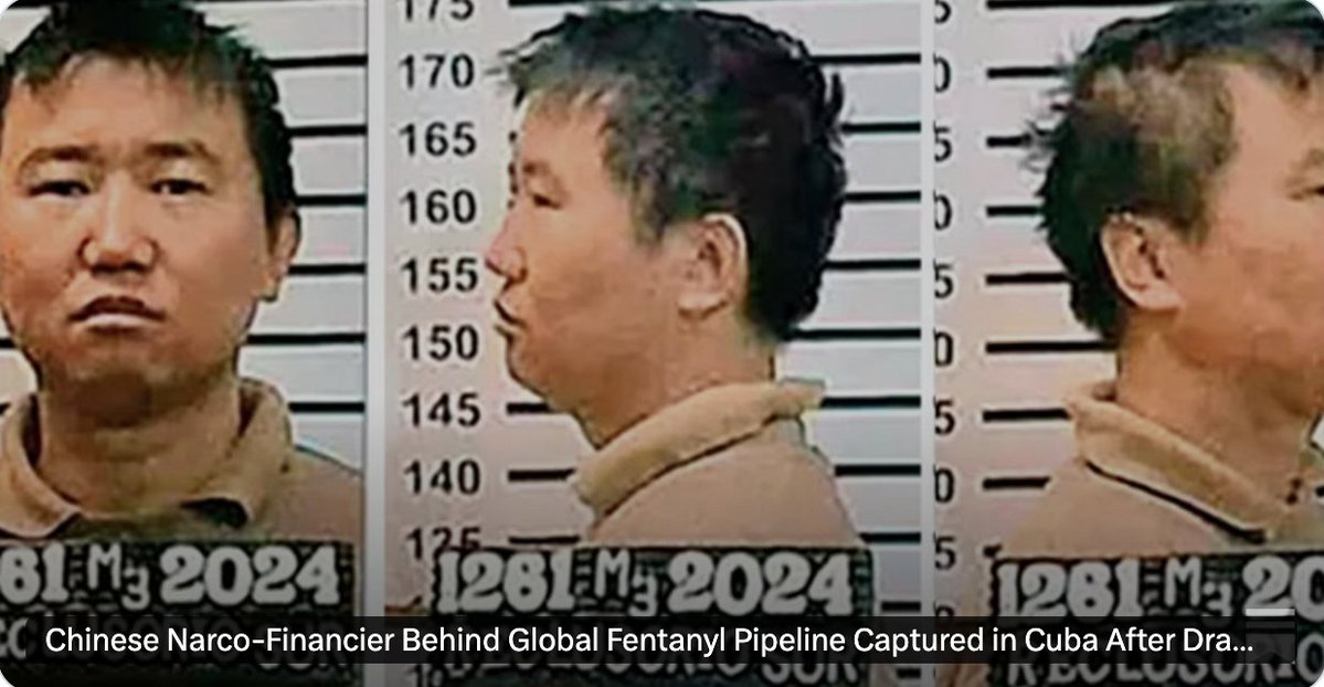 📌具有全球影响力的中共国主要的毒品国际洗钱操盘手张志东（别名“王哥”），在逃离墨西哥居家监禁后，在古巴被捕。