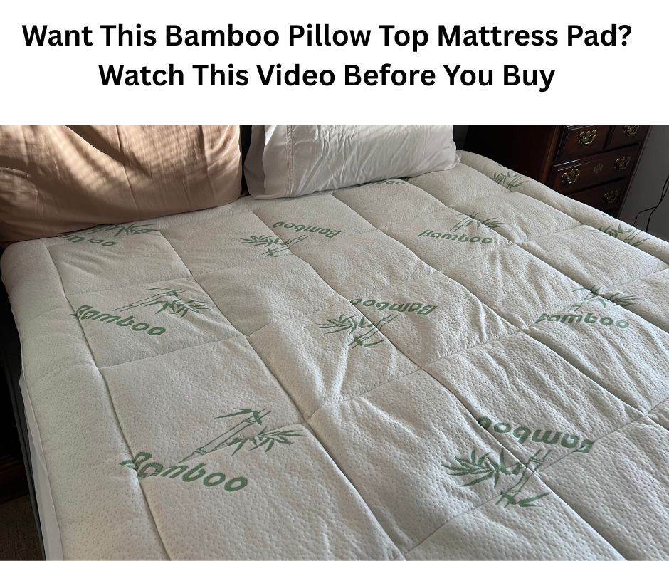 DeborahDian's tweet image. From the moment I added this soft, quilted bamboo mattress pad to my bed, it felt softer and more comfortable.  I love it, and am sharing my experience with all of you. Watch the #Amazon review:

Amazon link: amazon.com/vdp/07ce9e46f5…

#Mattress #mattresses