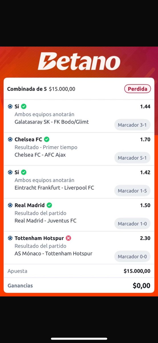 Durísimo lo mío con la champions