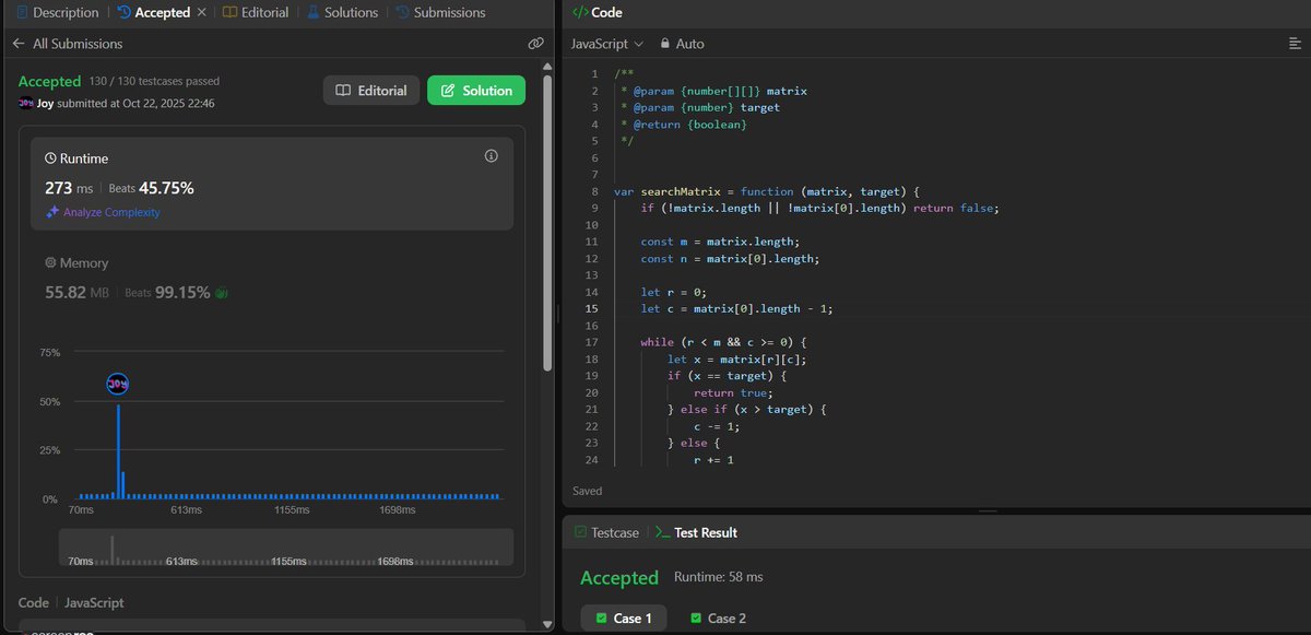 blaq_coder's tweet image. Day 23/100 of #100DaysOfCode
✅ Solved 2 LeetCode problems
Didn’t get to do work on my project today ,was on the move a lot.
Planning to put in a few hours tonight to catch up .
#100DaysOfCode #BuildInPublic